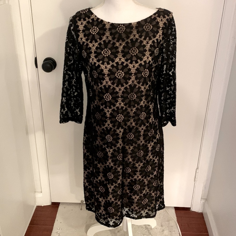 Jessica Howard black Lace Dress